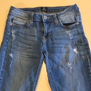 Just Black jeans, size 27, distressed